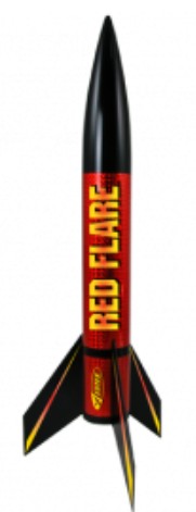 EST-1954 Red Flare Model Rocket Kit - Skill Level E2X