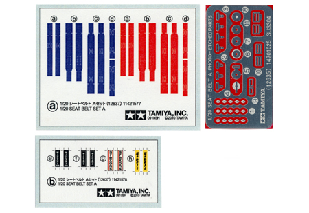 TAM-12637 1 by 20 Seat Belt Set A