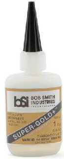 Picture of Bob Smith Industries BSI-127 Super-Gold Plus Gap Filling CA Glue, 1 oz
