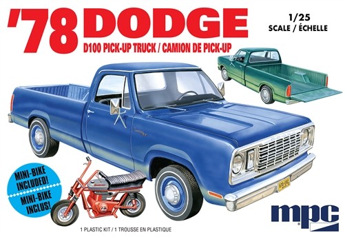 MPC-901 1 by 25 1978 Dodge D100 Custom Pickup Truck