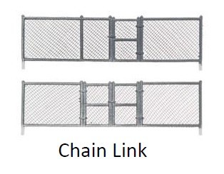Picture of Woodland Scenics WOO-2993 N Chain Link Fence - 8 Piece
