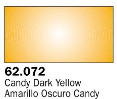 Vallejo Acrylic Paints VLJ-62072 60 ml Bottle Candy Dark Yellow Premium
