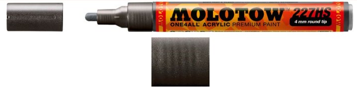 MLW-227301 4 mm Metallic Black Acrylic Paint Marker