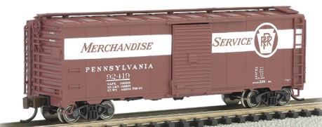 BAC-17061 N AAR 40 ft. Steel Boxcar Pennsylvania Merchandise Service