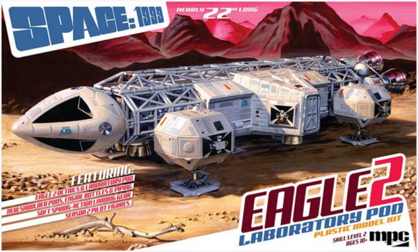 MPC-923 1 by 48 Space 1999 - Eagle II Transporter with Lab Pod - 22 in.