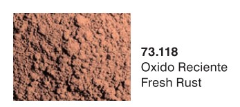 Vallejo Acrylic Paints VLJ-73118 30 ml Bottle Fresh Rust Pigment Powder