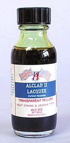 ALC-402 1 oz Bottle Transparent Yellow Lacquer