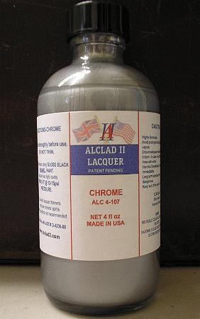ALC-4107 4 oz Bottle Chrome Lacquer