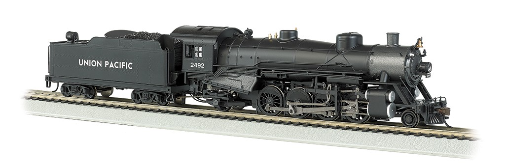 Picture of Bachmann BAC-54306 HO USRA Light 2-8-2 Steam Locomotive with Medium Tender DCC Sound Union Pacific No.2492