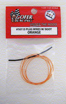 GOF-16115 1 by 24-1 by 25 Orange Plug Wire 2 ft. with Plug Boot Material