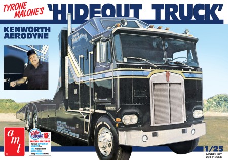 Picture of AMT Plastic Model Kits AMT-1158 1 by 25 Tyrone Malone Hideout Kenworth Aerodyne Transporter