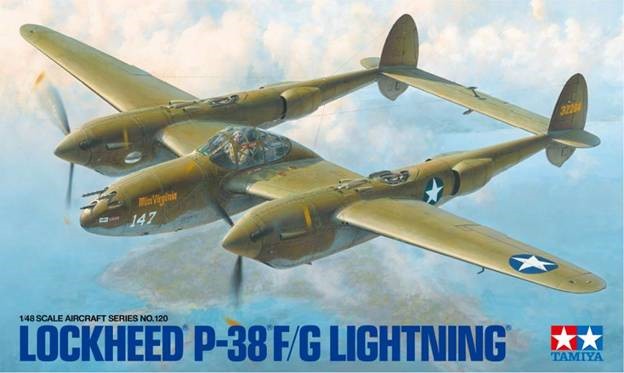 TAM-61120 1 by 48 P38F & G Lightning Fighter