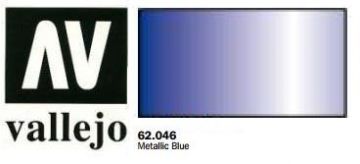 Vallejo Acrylic Paints VLJ-62046 60 ml Bottle Metallic Blue Premium