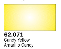 Vallejo Acrylic Paints VLJ-62071 60 ml Bottle Candy Yellow Premium