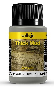 Vallejo Acrylic Paints VLJ-73809 40 ml Bottle Industrial Thick Mud Weathering Effect