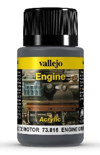 Vallejo Acrylic Paints VLJ-73815 40 ml Bottle Engine Grime Weathering Effect