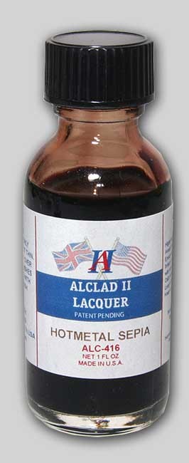 ALC-416 1 oz Bottle Hot Metal Sepia Lacquer