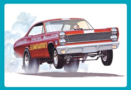 Picture of AMT Plastic Model Kits AMT-1151 1 by 25 Dyno Don Nicholsons Mercury Cyclone Eliminator II Funny Car