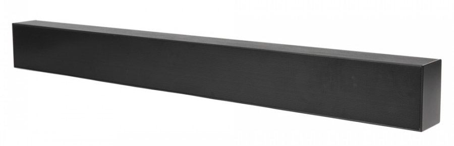 SB-AW-SNDBR-M-B Premium All-Weather 2-Channel Passive Soundbar - Medium - Black