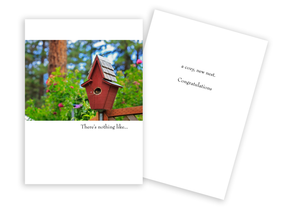 Picture of Sun Day Greetings GC 1850 NH Theres Nothing Like Bird House Greeting Card