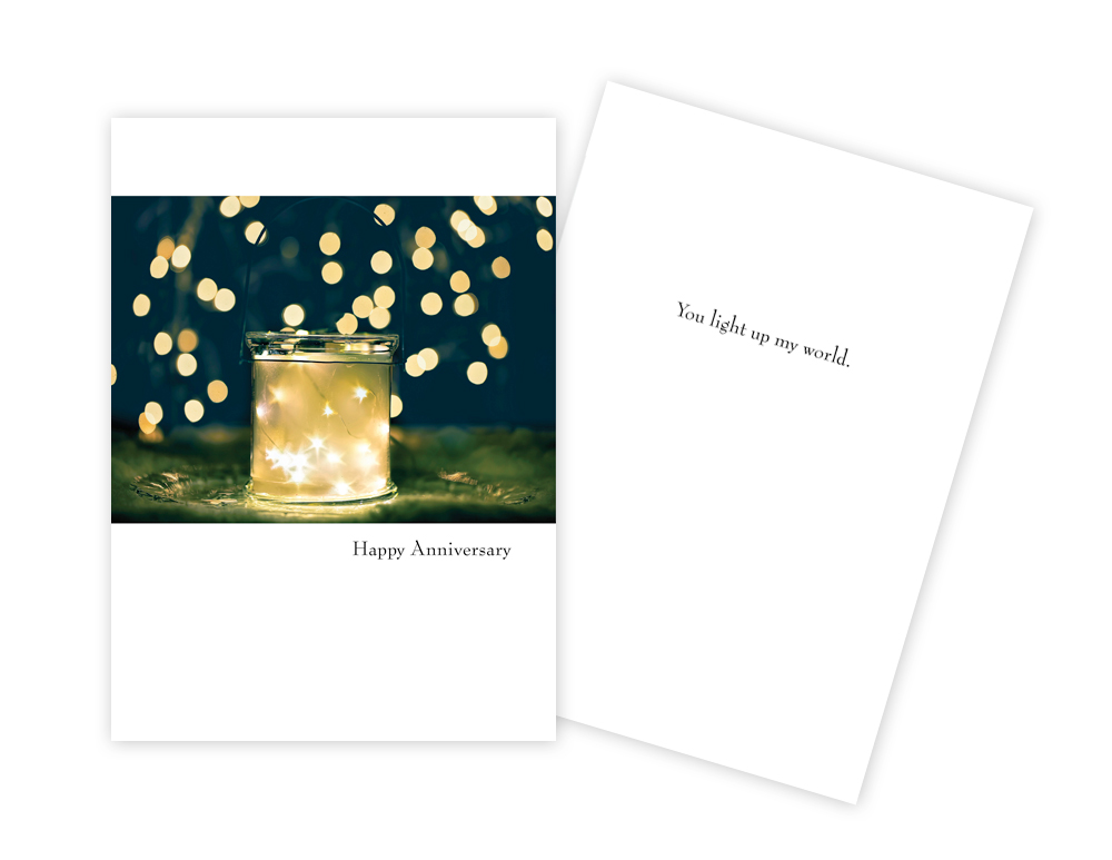 Picture of Sun Day Greetings GC 1368 AN Happy Anniversary Candle Greeting Card