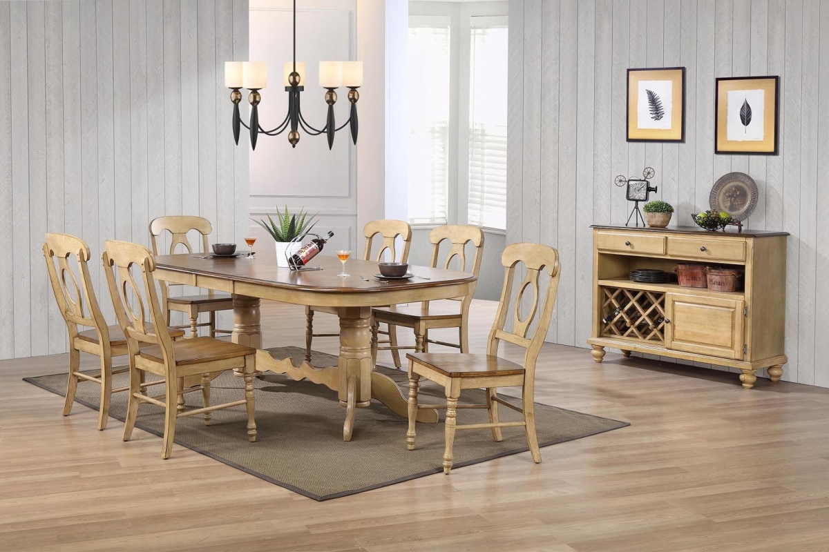 10 Piece Brook Double Pedestal Extension Dining Set with Server