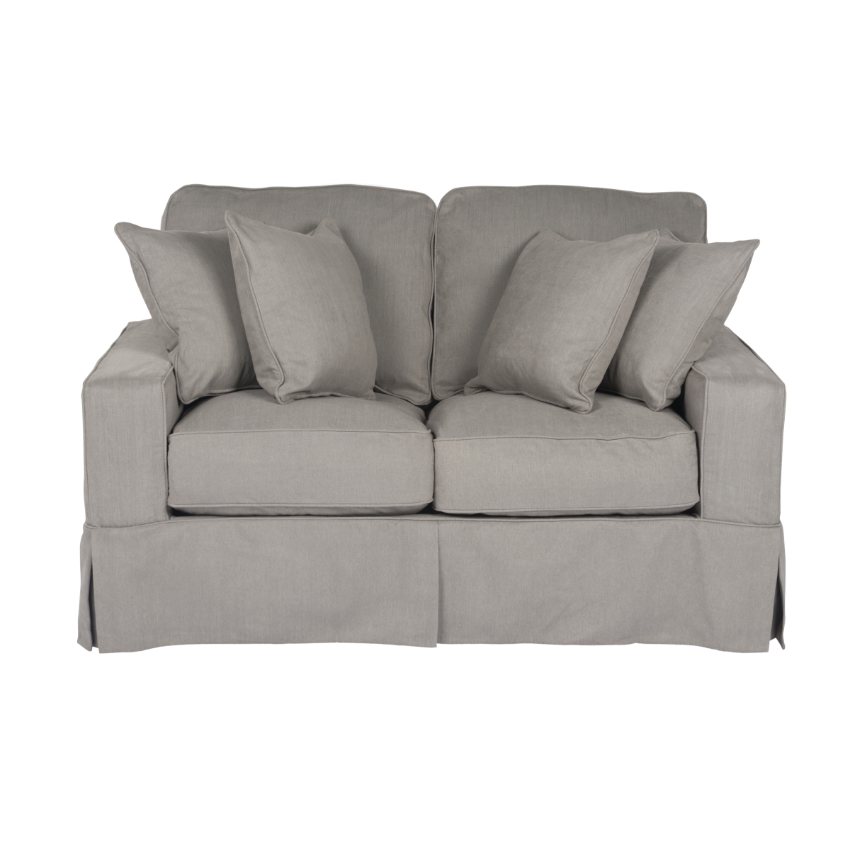 Americana Slipcovered Loveseat Peyton Slate