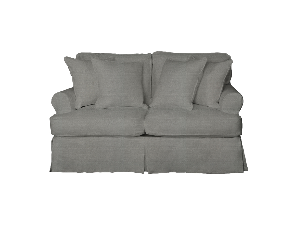 Horizon Slipcovered Loveseat Peyton Slate