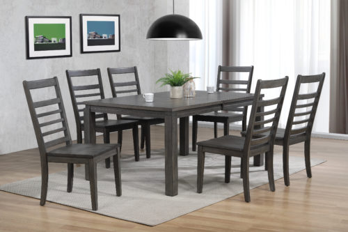 Shades of Gray Dining Set 7 Piece