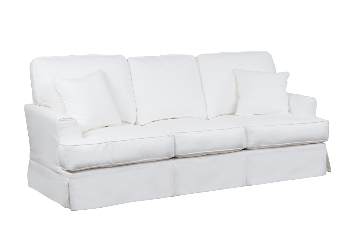 Ariana Slipcovered Sleeper Sofa Performance White