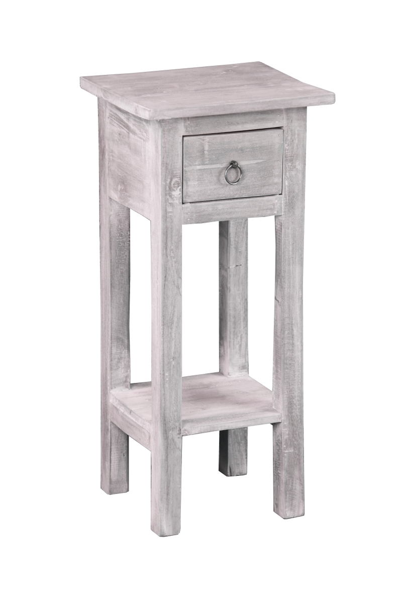 Cottage Accent Table - Distressed Light Gray