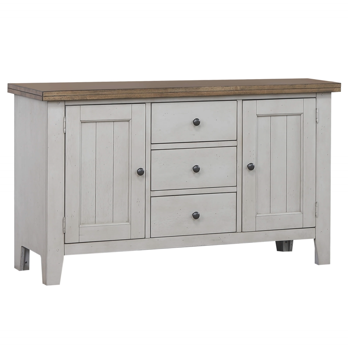 DLU-CG-BUF-GO Country Grove Buffet, Distressed Gray & Brown Wood -  Sunset Trading