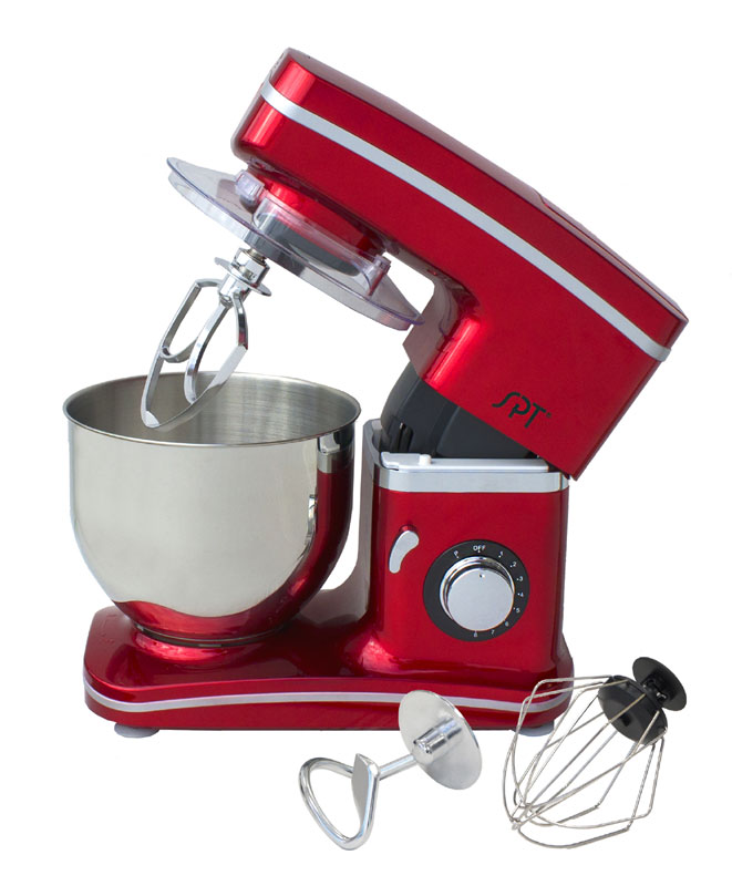 Picture of SPT MM-106R 8-Speed Stand Mixer&#44; Red