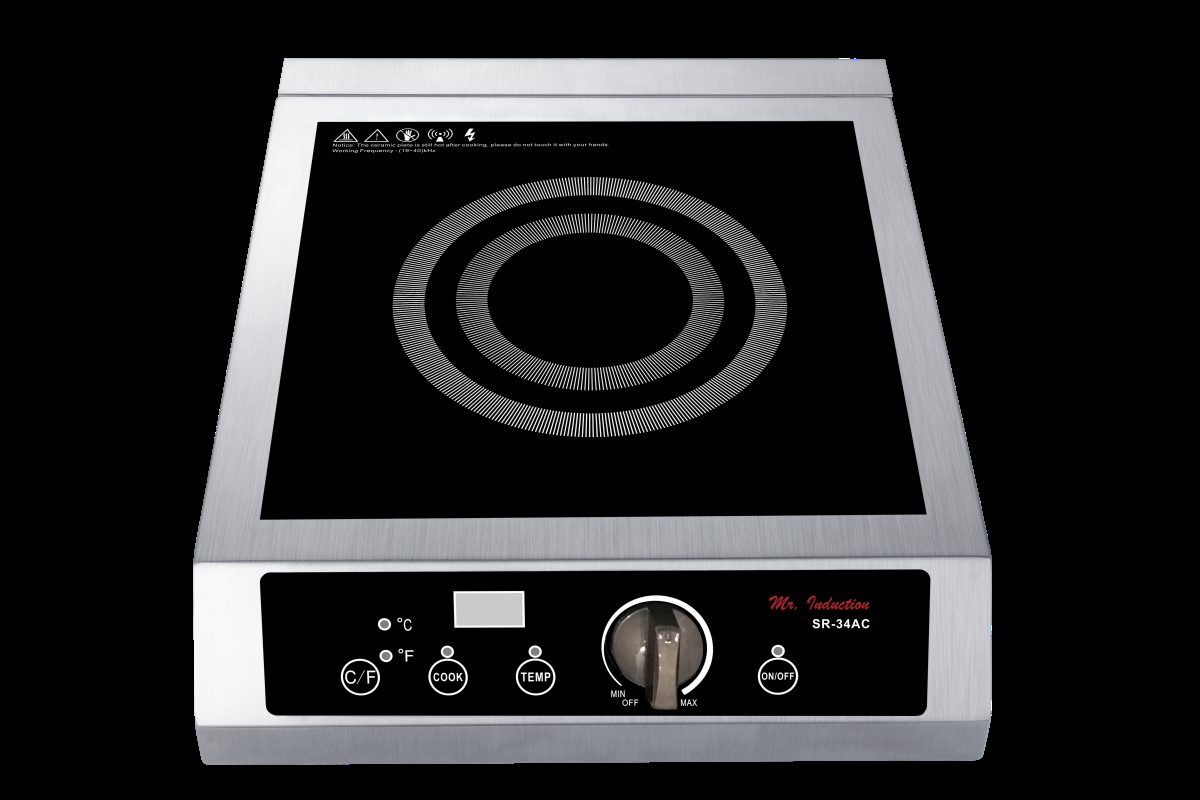 Picture of SPT SR-34AC 3400 watts Countertop Commercial Induction Range