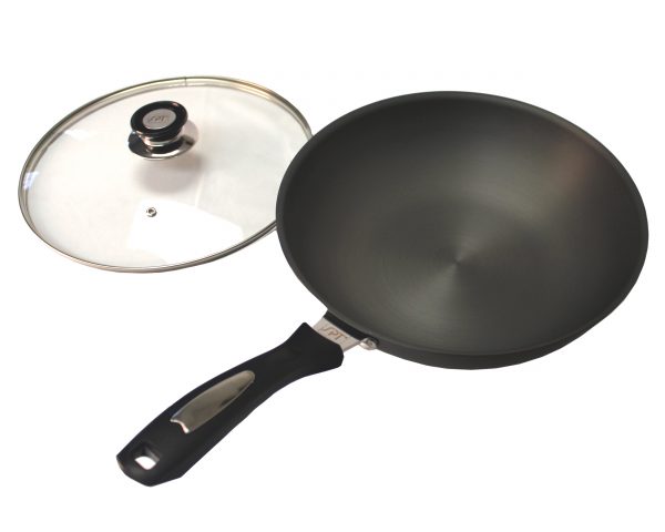 12 in. Hard Anodized Cookware, Black