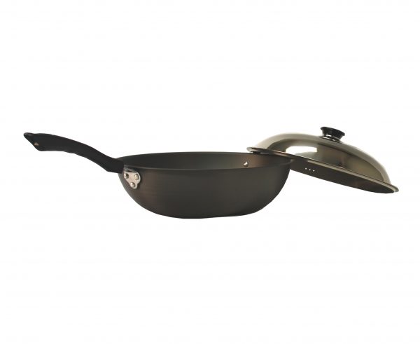 13.4 in. Hard Anodized Cookware, Black