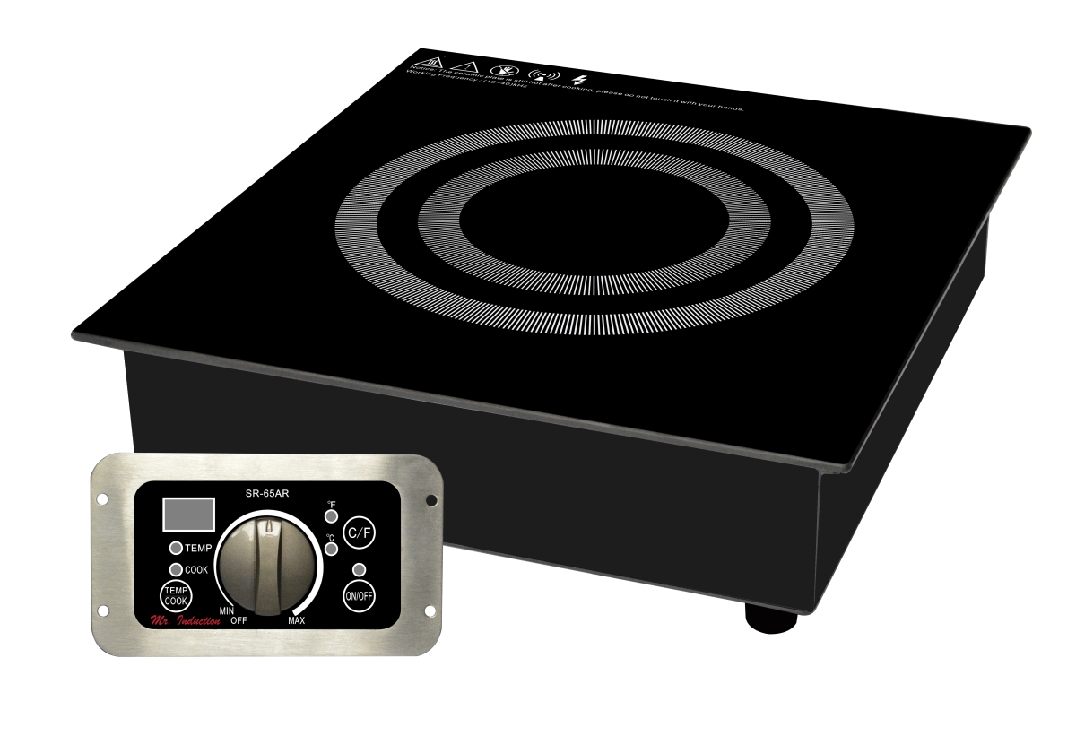 Picture of Sunpentown SR-65AR 2600W Built-in Commercial Induction Range, Black -220-240V