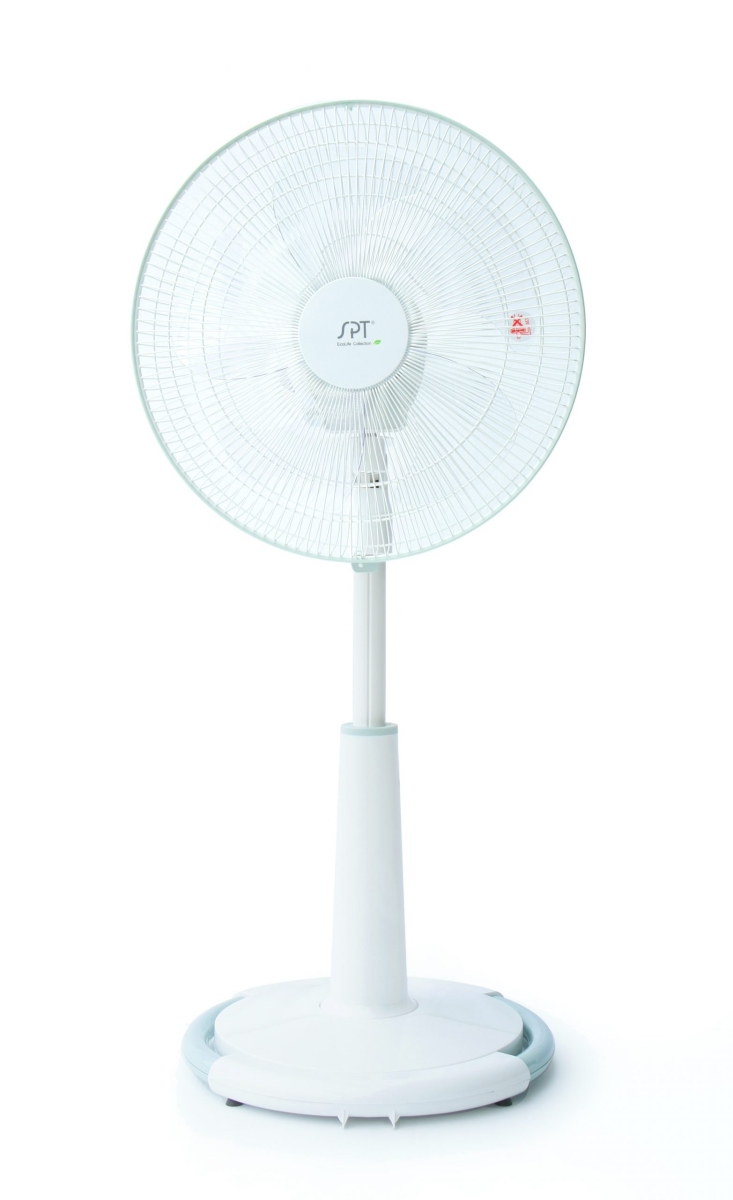 Picture of Sunpentown SF-16S88 16 in. Horizontal 8 Oscillating Standing Fan&#44; White