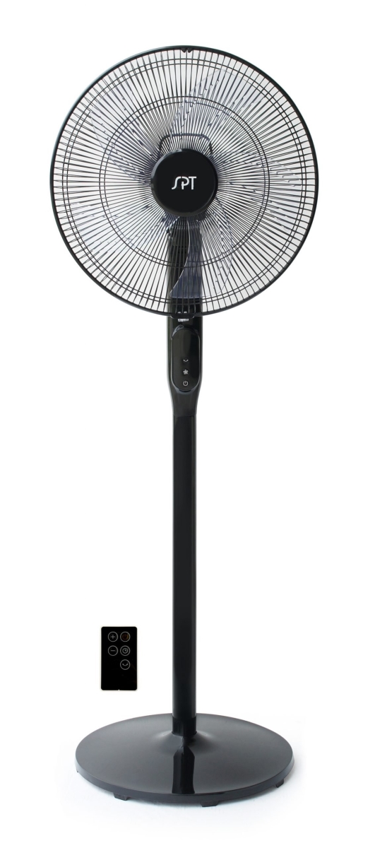 Picture of Sunpentown SF-16D48BK 16 in. DC-Motor Energy Saving Stand Fan with Remote & Timer&#44; Piano Black