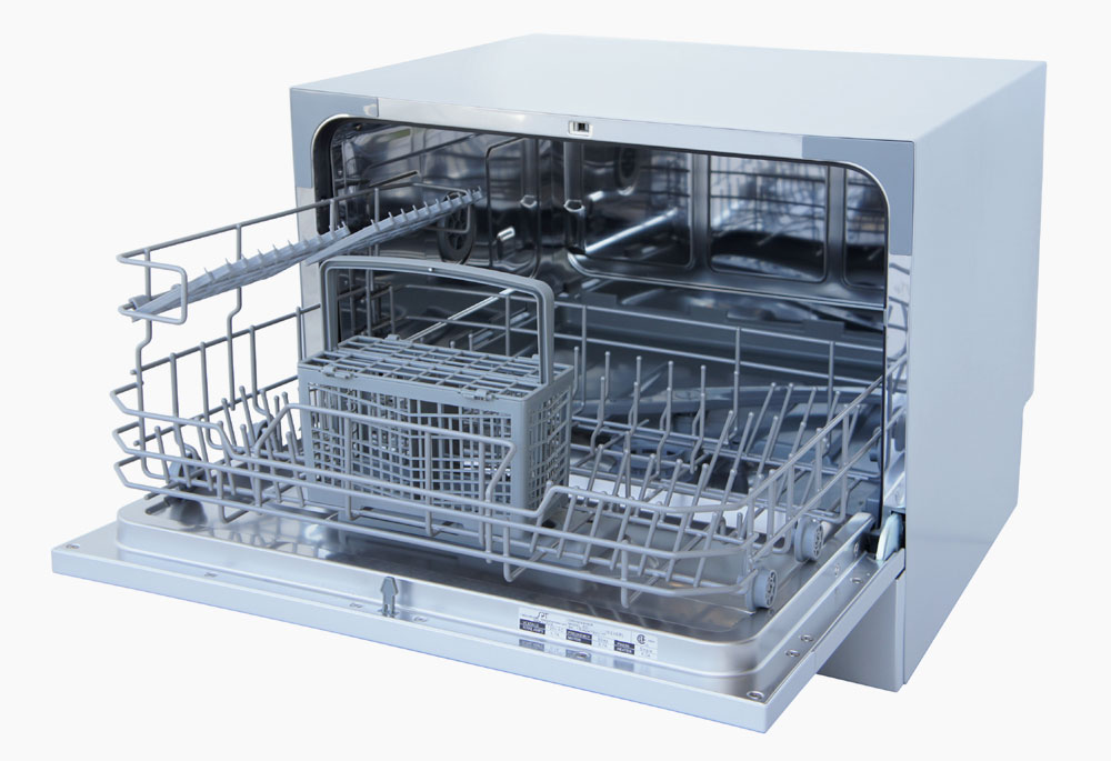 Picture of Sunpentown SD-2224DWA Energy Star Countertop Dishwasher with Delay Start & LED&#44; White