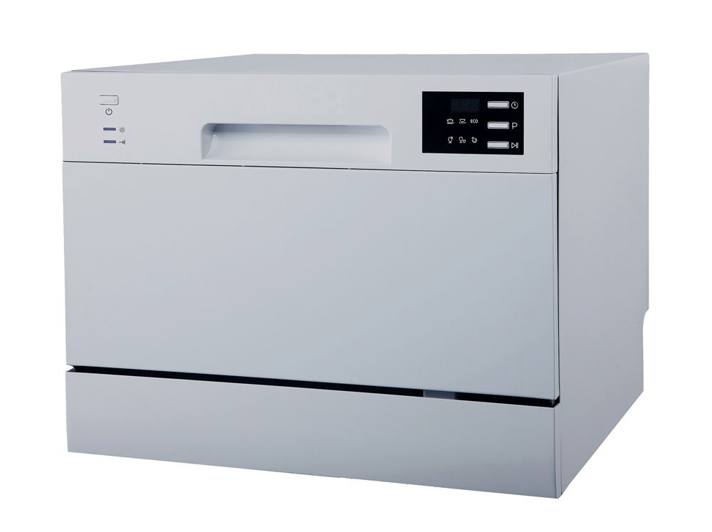 Picture of Sunpentown SD-2225DSA Energy Star Countertop Dishwasher with Delay Start & LED&#44; Silver