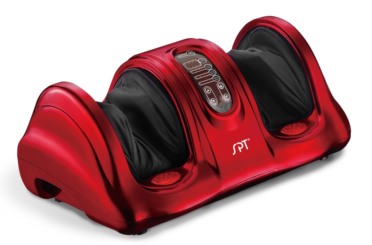 Picture of SPT AB-765RA Reflexology Foot Massager with Heat & Fir&#44; Red