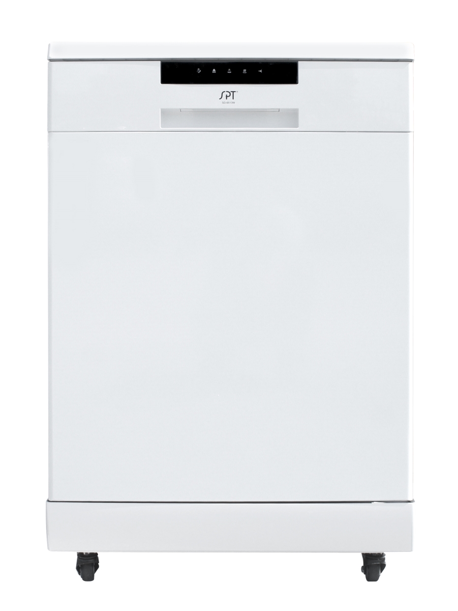 Picture of Sunpentown SD-6513WA 24 in. Energy Star Portable Stainless Steel Dishwasher&#44; White