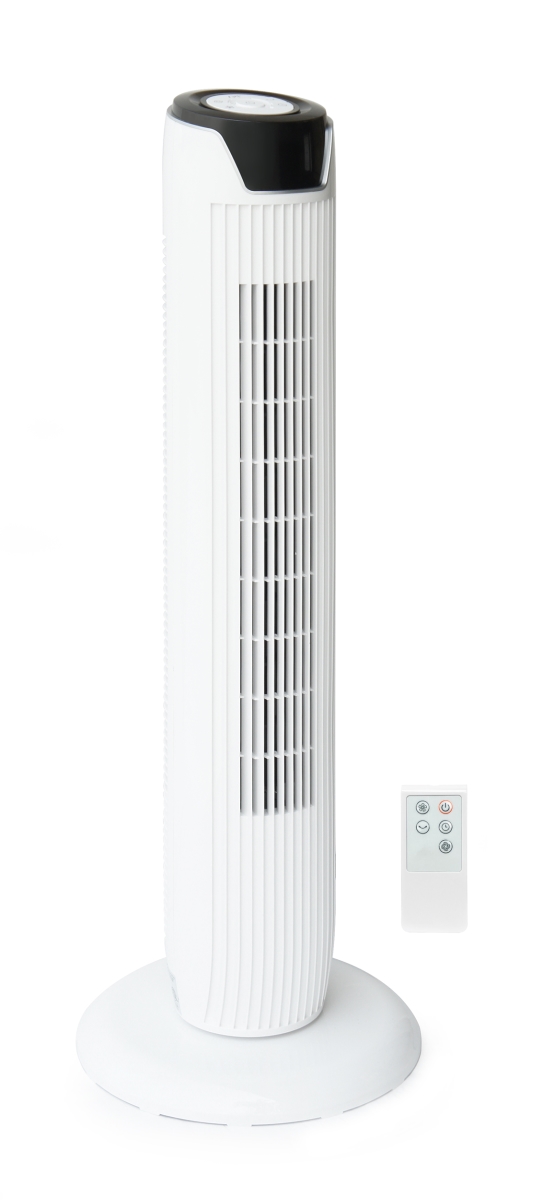 SF-1536WB 36 in. Tower Fan with Remote & Timer, White