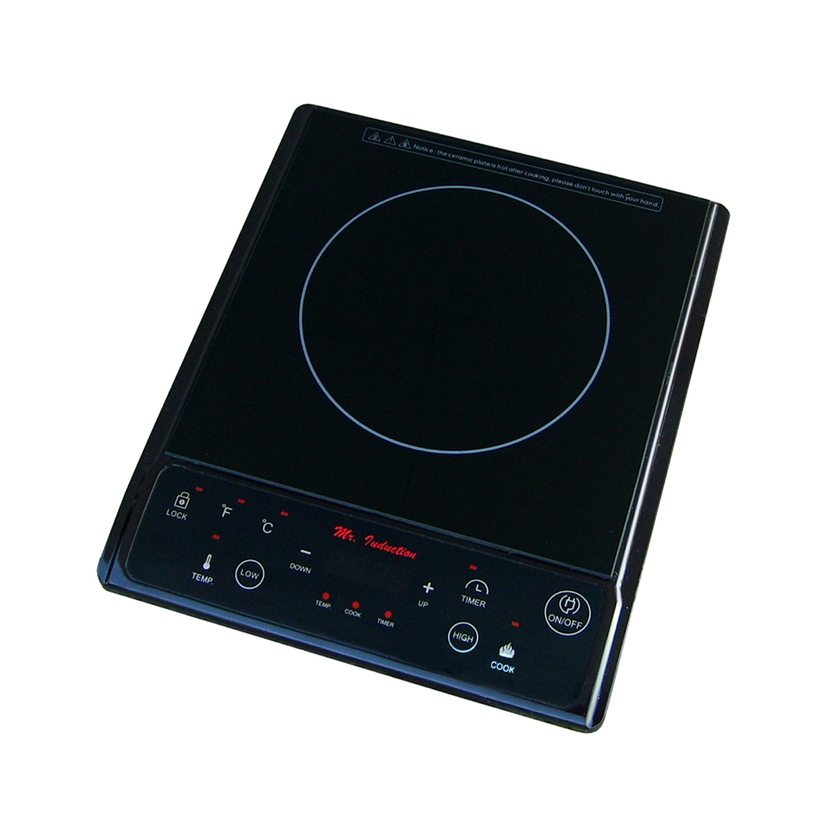 Picture of Sunpentown SR-964TB-42BA 1300W Combination of Induction Cooktop & Stainless Steel Pot, Black