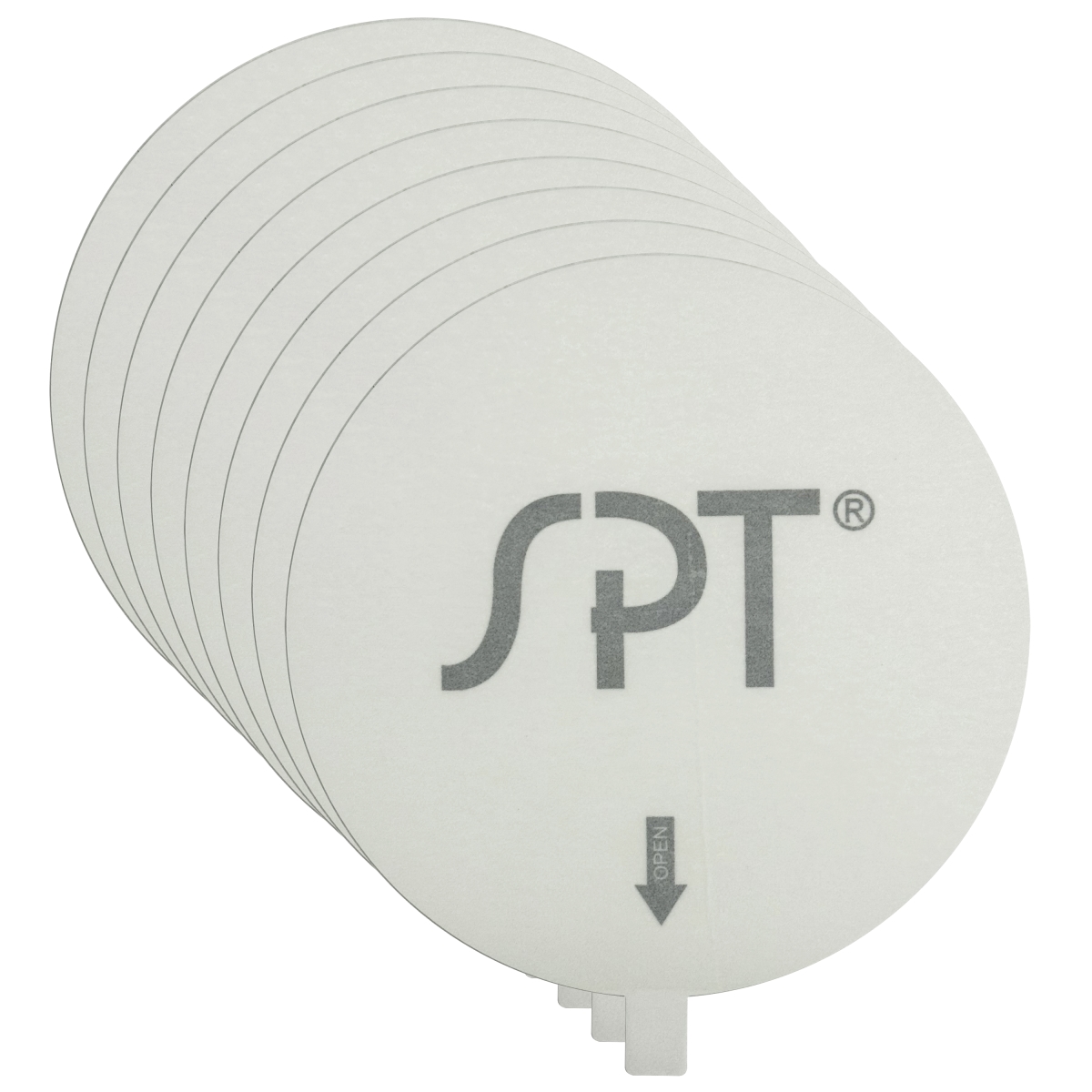 13-GP 5.75 in. Replacement Glue Pads for SET-13, White - 8 Pads