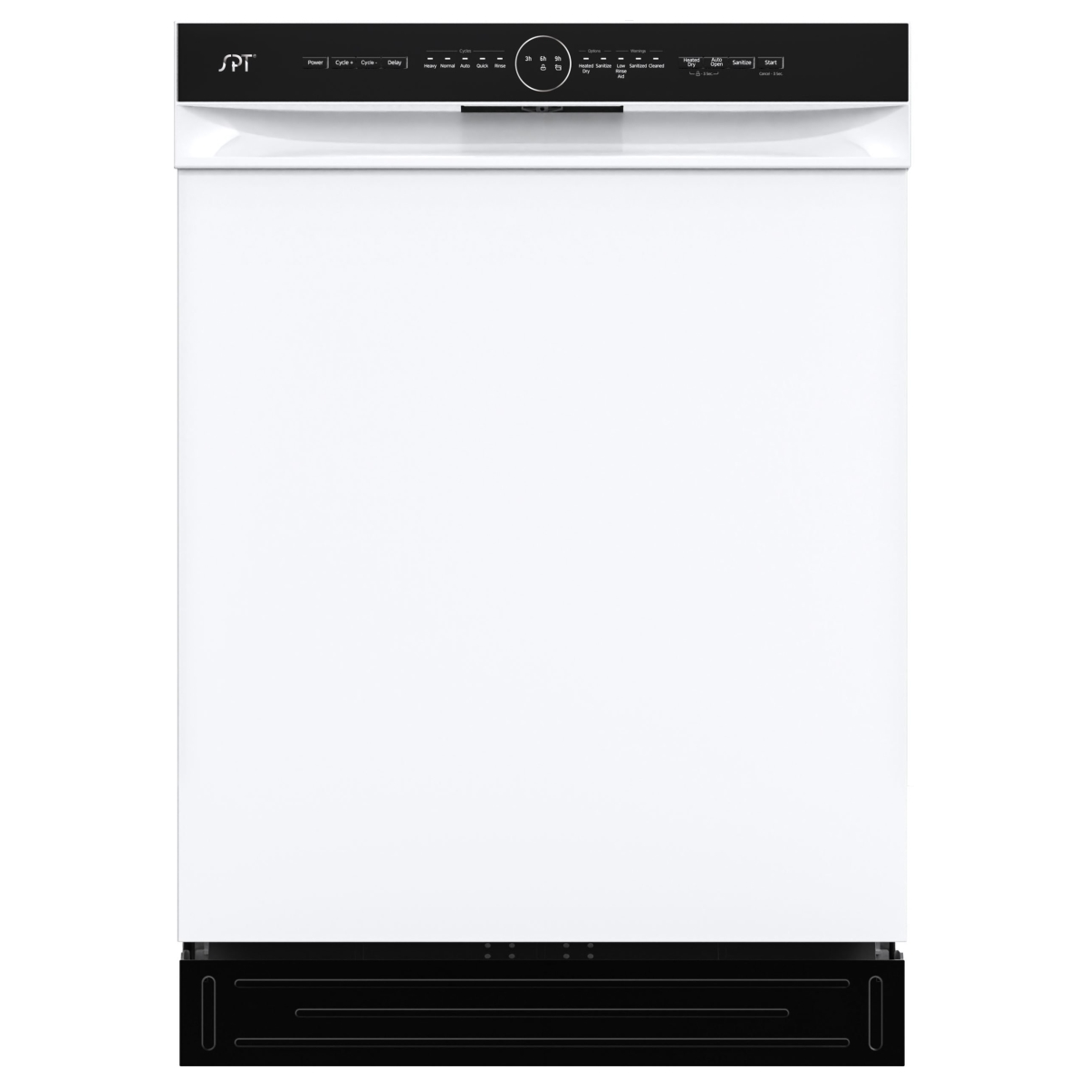 Picture of SPT SD-6505W 24 in. Built-In Stainless Steel Tall Tub Dishwasher with Smart Wash System, Heated Drying & Energy Star, White