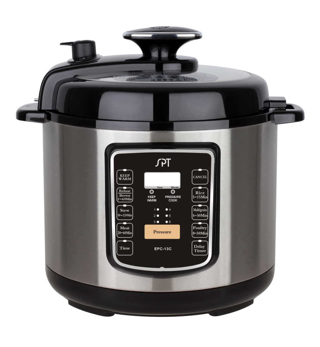 Picture of Sunpentown EPC-13CB 6.5 qt. Electric Stainless Steel Pressure Cooker with Quick Release