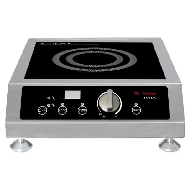 Picture of Sunpentown SR-18ACB 1800W Commercial Induction Range Countertop