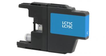 117424 High Yield Cyan Ink Cartridge for Brother LC71C LC75C, 600 Yield -  Clover Imaging Group